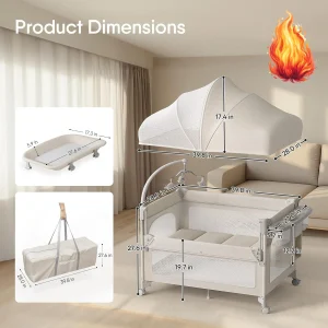 4 and 1 Pack and Play Baby Bassinet